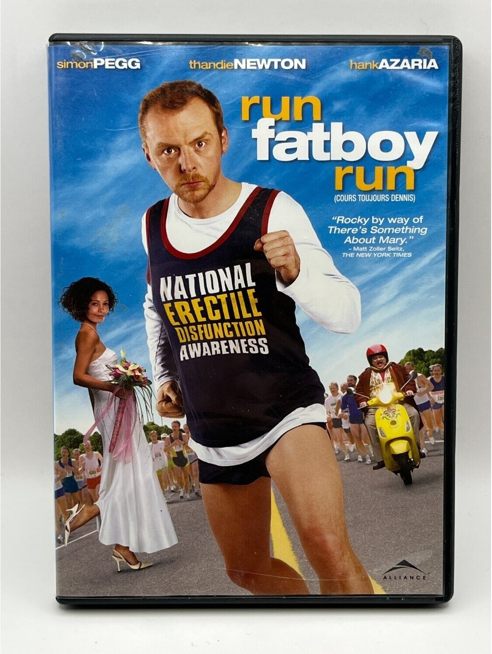 Run Fatboy DVD Standard Edition Simon Pegg 2007 Comedy Region 1 David Schwimmer